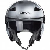 NEXO JETHELM TOUR SILBER
