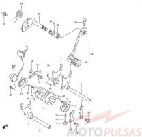 Suzuki pavarų perjungimo (bėgių) daviklis kodas 37720-32E00
