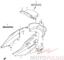 Suzuki AN650 Burgman kuro bako dangtelis 47381-10G11-YAY
