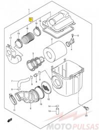Suzuki oro filtro dangtelis 13890-38F01