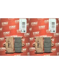  2 komplektai priekinių stabdžių kaladėlių TRW MCB602SV